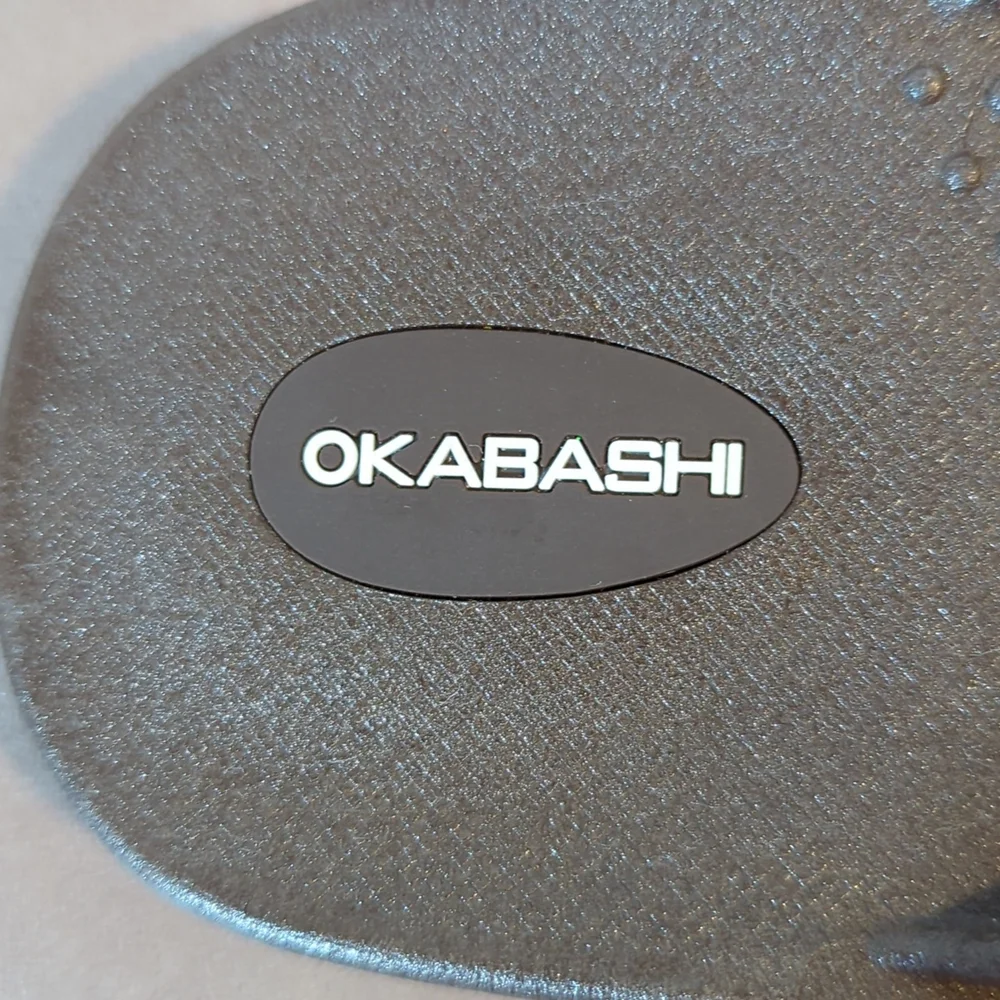 Okabashi Sandals Flip Flops Shoes  Woman Size M / L Brown Made in USA